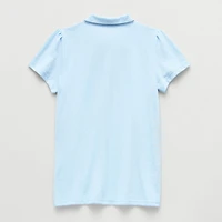 Thereabouts Little & Big Kid Girls Short Sleeve Regular Fit Polo Shirt