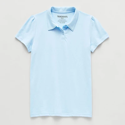 Thereabouts Little & Big Kid Girls Short Sleeve Regular Fit Polo Shirt