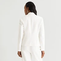 Black Label by Evan-Picone Womens Classic Fit Suit Jacket