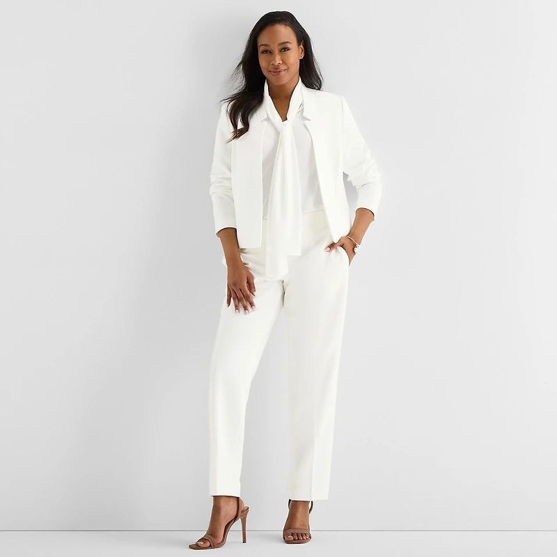 Black Label by Evan-Picone Womens Classic Fit Suit Jacket