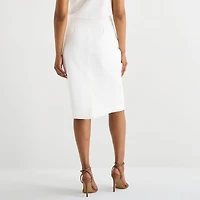 Black Label by Evan-Picone Womens Suit Skirt