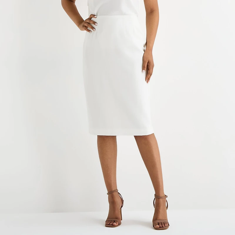 Black Label by Evan-Picone Womens Suit Skirt