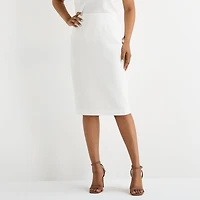 Black Label by Evan-Picone Womens Suit Skirt