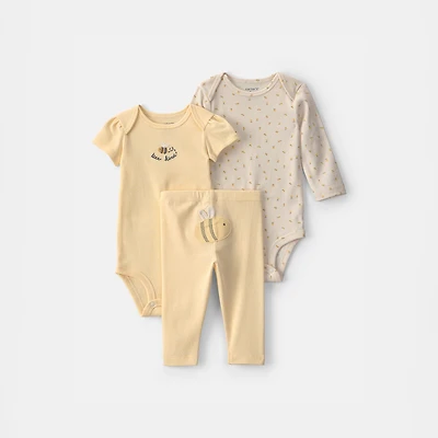 Carter's Baby Girls 3-pc. Pant Set