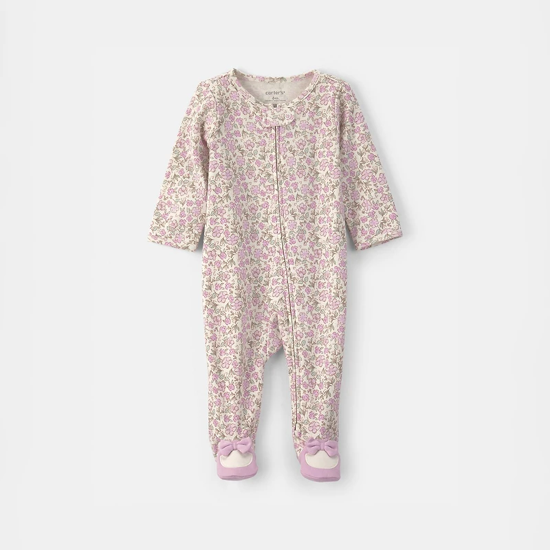 Carter's Baby Girls Floral Sleep and Play