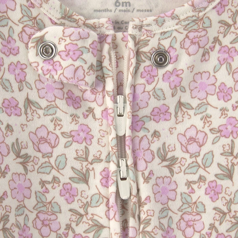 Carter's Baby Girls Floral Sleep and Play