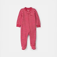 Carter's Firetruck Baby Boys Striped Sleep and Play