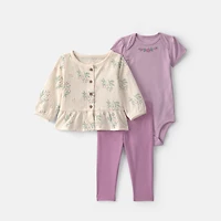 Carter's Baby Girls 3-pc. Pant Set