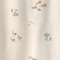 Carter's Baby Boys Rib Crew Neck Long Sleeve 2-pc. Nightgown