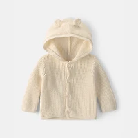 Carter's Baby Unisex Hooded Long Sleeve Button Cardigan