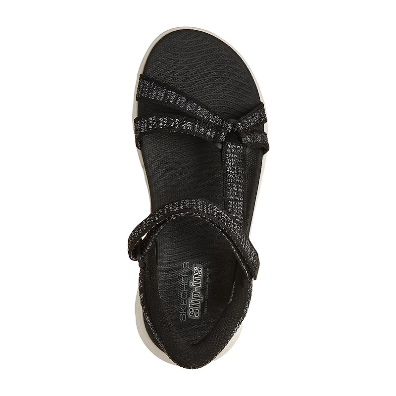 Skechers Womens Go Walk Flex Strap Sandals