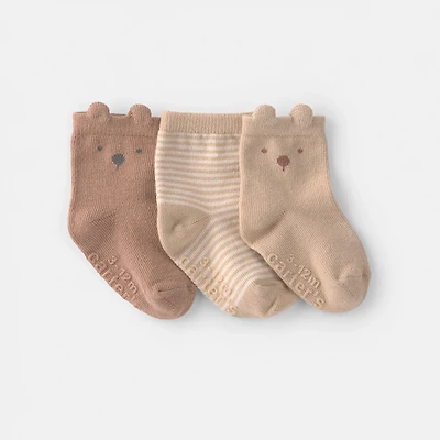 Carter's Baby Unisex 3 Pair Booties