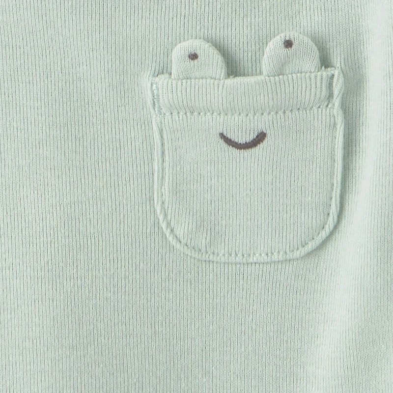 Carter's Baby Unisex Crew Neck Short Sleeve Rib 5-pc. Bodysuit