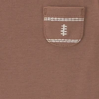 Carter's Baby Boys Crew Neck Short Sleeve Rib 5-pc. Bodysuit