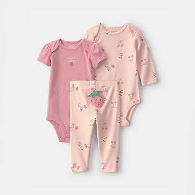 Carter's Baby Girls 3-pc. Pant Set