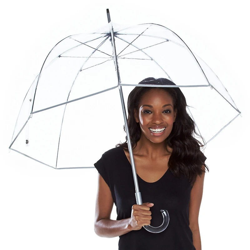 totes® Signature Clear Bubble Umbrella