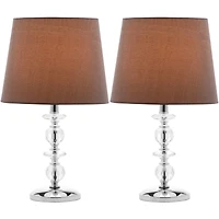Celeb Stacked Crystal Orb Lamp- Set of 2