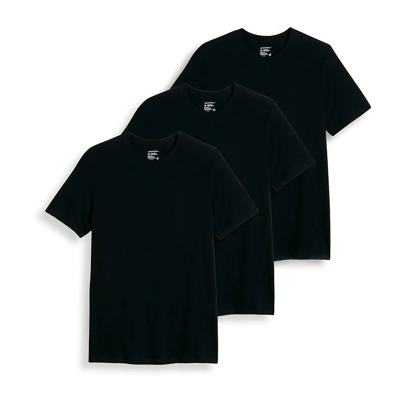 Jockey Classics Mens 3 Pack Short Sleeve Crew Neck T-Shirt