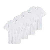 Jockey Classics Bonus Pack Mens 4 Short Sleeve Crew Neck MOISTURE_WICKING T-Shirt