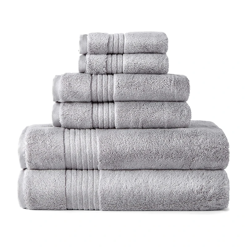 Liz Claiborne Signature Plush Solid 6-pc. Towel Set