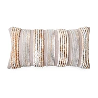 CHF Space-Dyed Tufted Bolster Pillow