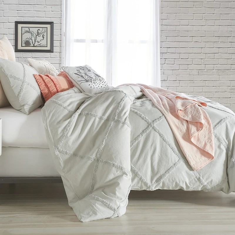 CHF Chenille Lattice Pillow Sham