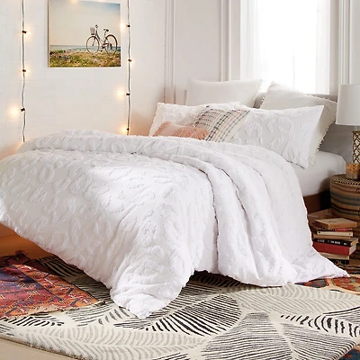 CHF Chenille Leopard Duvet Cover Set
