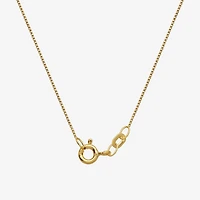 14K Gold over Silver Lab-Created Gemstone Flower Pendant Necklace