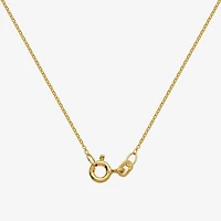 Womens Genuine Multi Color 18K Gold Over Silver 18 Inch Pendant Necklace