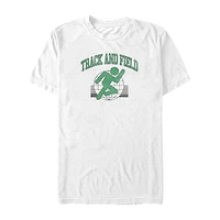 Mens Short Sleeve Track and Field Graphic T-Shirt