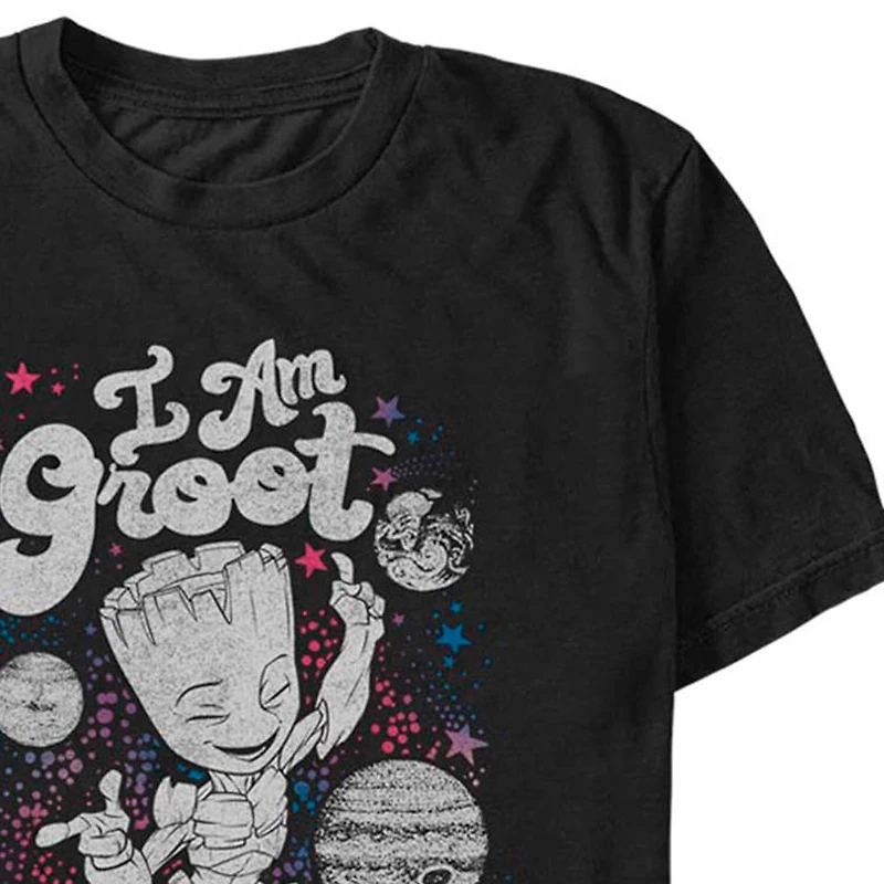 Mens Short Sleeve Groot Graphic T-Shirt