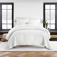 Casual Comfort Diamond Stitch Quilt Set