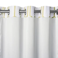 Threadmade Kaiden Geometric Grommet Top Blackout Single Curtain Panel
