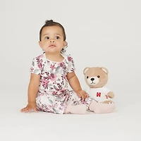 Huggies Baby Girls Crew Neck Short Sleeve 3-pc. Bodysuit