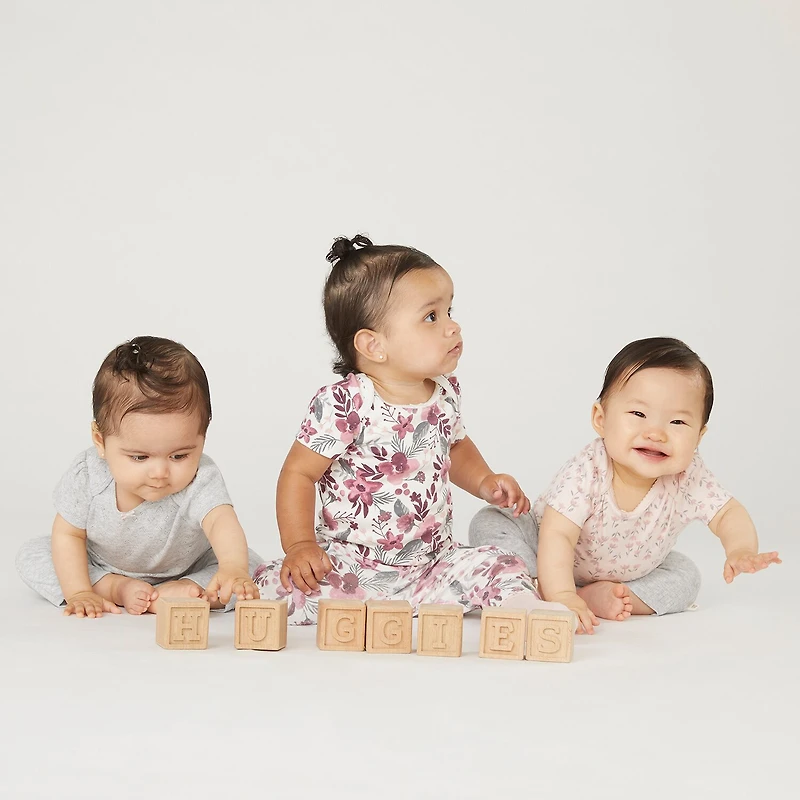Huggies Baby Girls Straight Regular Fit Pull-On Pant