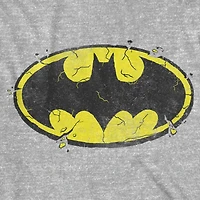 Little & Big Kid Boys Crew Neck Short Sleeve Loose Fit Batman Graphic T-Shirt