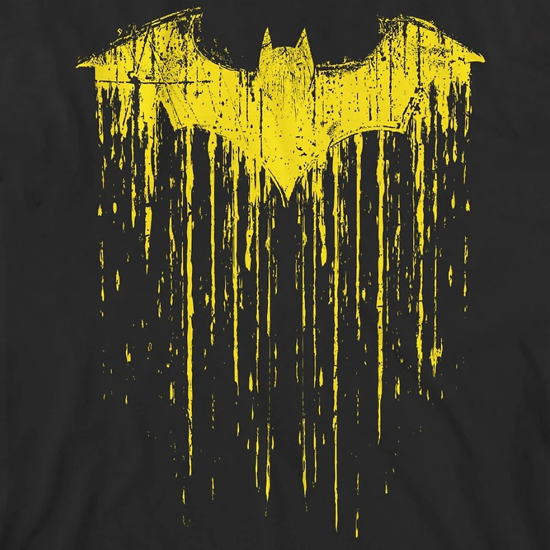 Little & Big Kid Boys Crew Neck Short Sleeve Loose Fit Batman Graphic T-Shirt