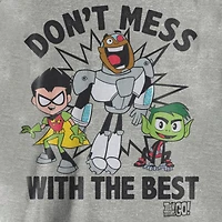 Teen Titans Little & Big Kid Boys Crew Neck Short Sleeve Loose Fit Graphic T-Shirt