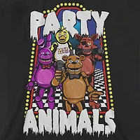 Little & Big Kid Boys Crew Neck Short Sleeve Loose Fit Five Nights at Freddys Graphic T-Shirt