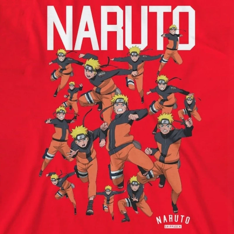 Little & Big Kid Boys Crew Neck Short Sleeve Loose Fit Naruto Graphic T-Shirt
