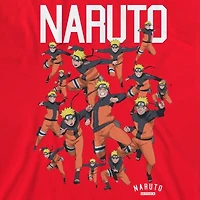 Little & Big Kid Boys Crew Neck Short Sleeve Loose Fit Naruto Graphic T-Shirt