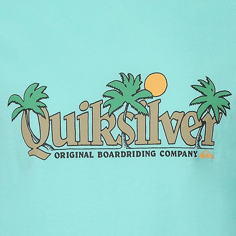 Quiksilver Big Kid Boys Crew Neck Short Sleeve Regular Fit Graphic T-Shirt