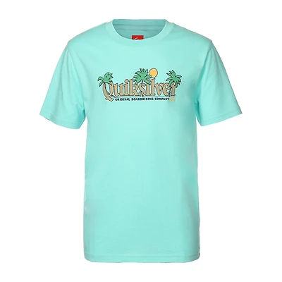 Quiksilver Big Kid Boys Crew Neck Short Sleeve Regular Fit Graphic T-Shirt