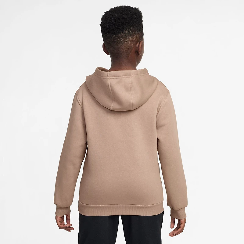 Nike Club Big Kid Unisex Long Sleeve Fleece Active Hoodie
