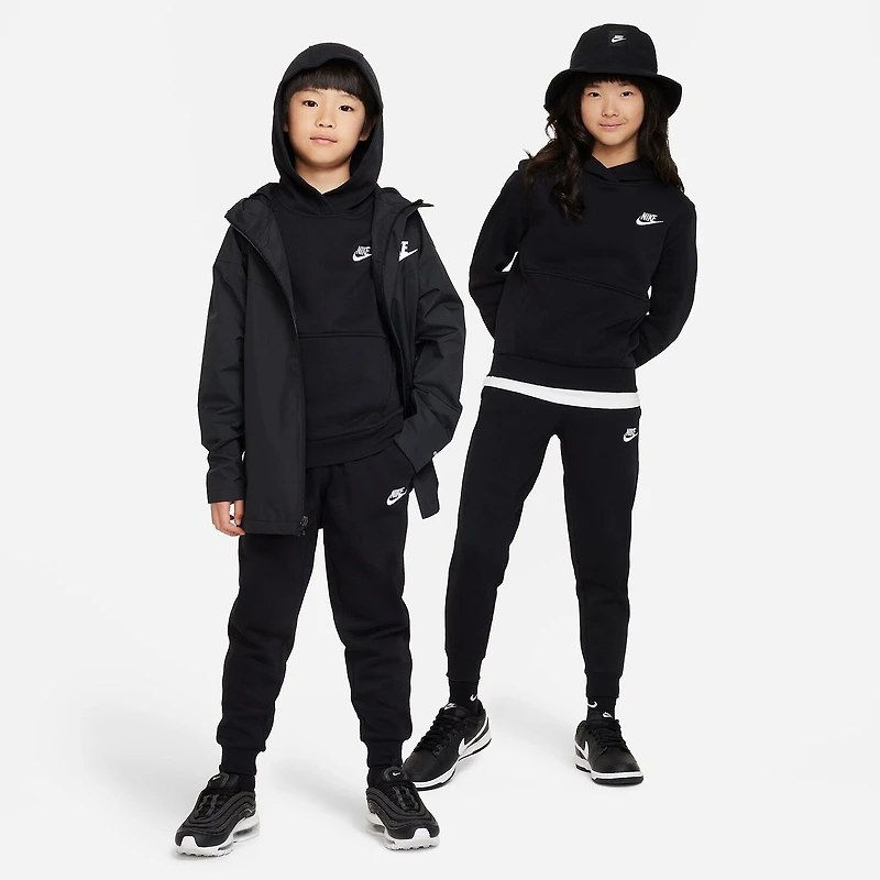 Nike Club Big Kid Unisex Long Sleeve Fleece Active Hoodie