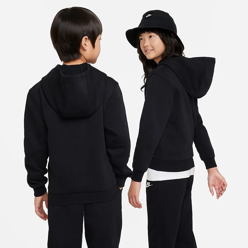 Nike Club Big Kid Unisex Long Sleeve Fleece Active Hoodie