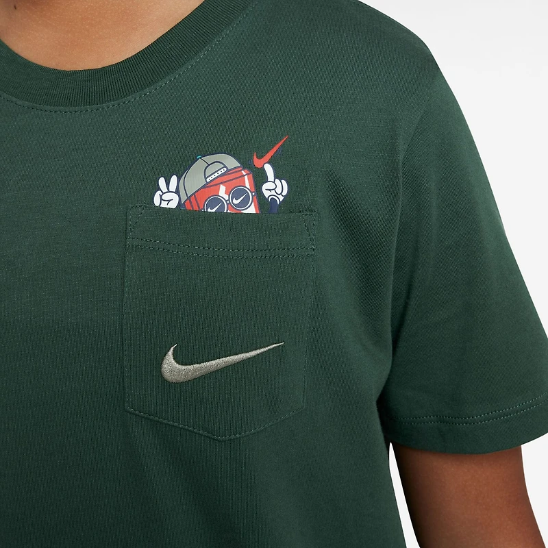 Nike Club Big Kid Unisex Crew Neck Short Sleeve Regular Fit Graphic T-Shirt