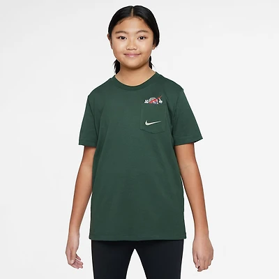 Nike Club Big Kid Unisex Crew Neck Short Sleeve Regular Fit Graphic T-Shirt