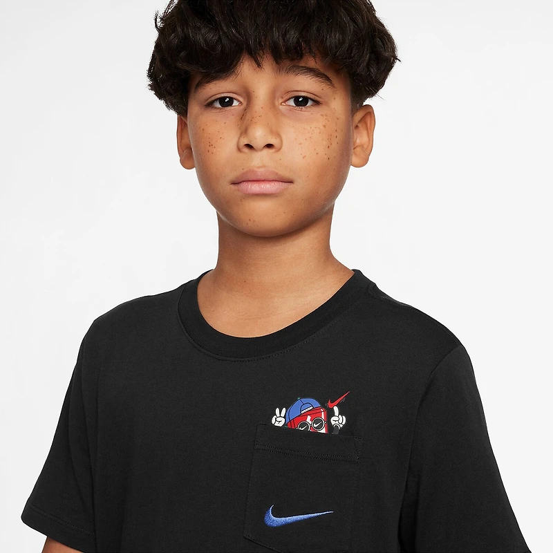 Nike Club Big Kid Unisex Crew Neck Short Sleeve Regular Fit Graphic T-Shirt