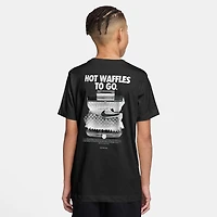 Nike Club Waffle Big Kid Unisex Crew Neck Short Sleeve Regular Fit Graphic T-Shirt